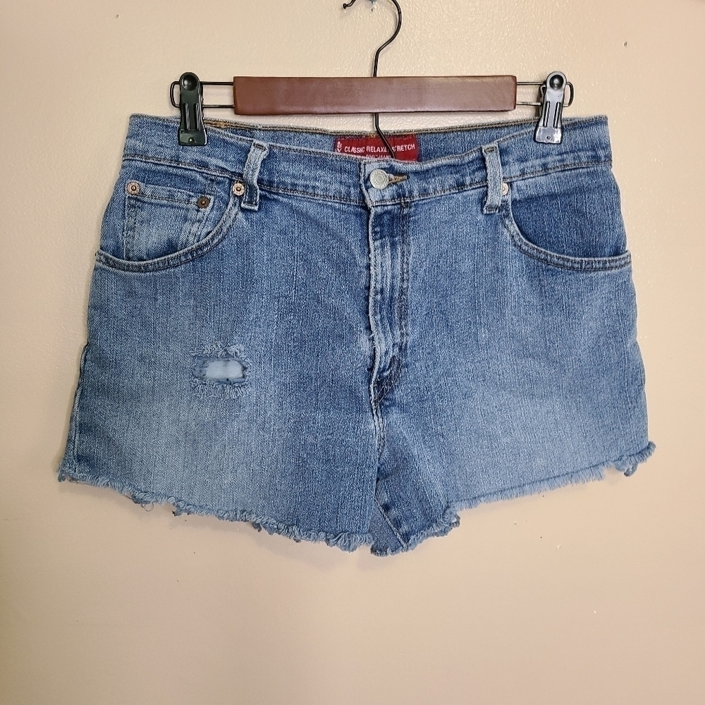 Levi's Denim Raw Hem Shorts